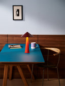 Tipsy Table Lamp Rustic Red & Orange