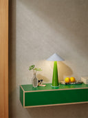 Tipsy Table Lamp Green/Ice gray