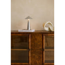 Tipsy Table Lamp Matte Silver